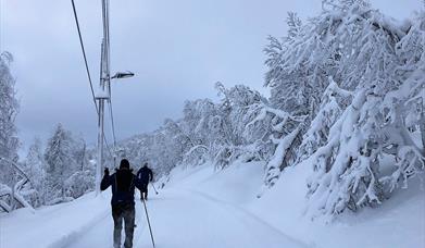 Skitur i Hjerdalen//Hyldalen