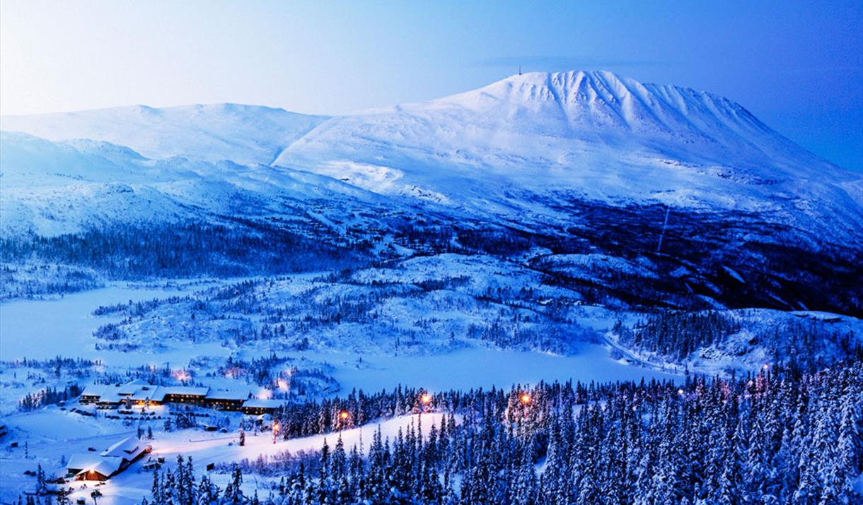 Gaustablikk Fjellresort ligger flott til ved Gausta skisenter og med utsikt til Gaustatoppen