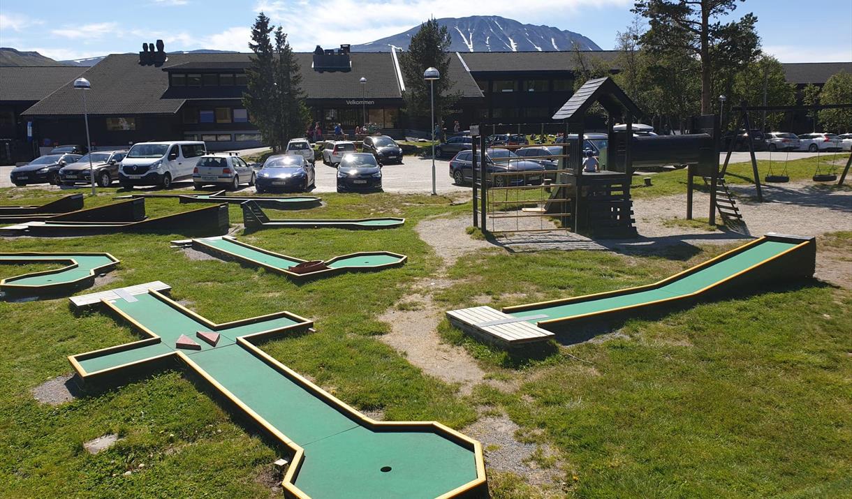 Minigolf på Gaustablikk