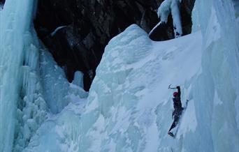 Føringstur på is, Telemark Opplevelser