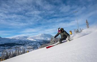 Skitest på Gausta