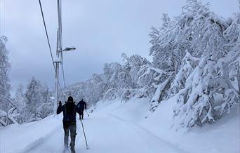 Skitur i Hjerdalen//Hyldalen