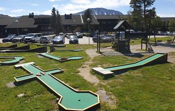 Minigolf på Gaustablikk