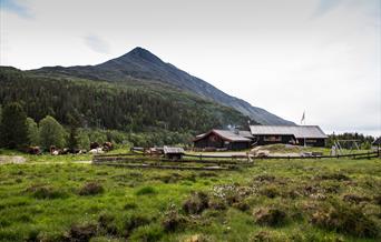 Selstali Seter ligger i Gausdalen, ved foten av Gaustatoppen