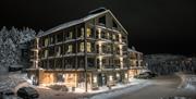 Gausta Sportell vinter kveld