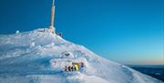 Gaustatoppen på vinteren