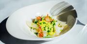 mat som serveres på Blikk Fjellbrasserie på Gaustablikk Fjellresort