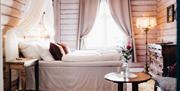 innredning av soverom hos Tuddal Høyfjellshotel