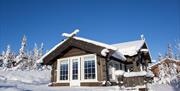 hytte fra Gaustatoppen booking om vinteren