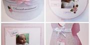 En av spesialitetene til Minas kreative hjørne er scrapbooking produkter