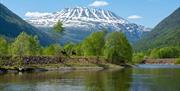 Gaustatoppen sett fra Miland