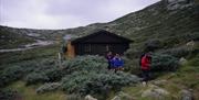 Stordalsbu, en av DNT mange selvbetjeningshytter på Hardangervidda