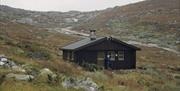 Stordalsbu, en av DNT mange selvbetjeningshytter på Hardangervidda