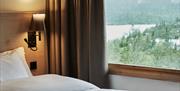Rommene til Gaustablikk Fjellresort har utsikt enten til Gaustatoppen, Kvitåvatn eller Gausta skisenter