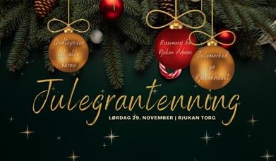 Julegrantenning på Rjukan torg