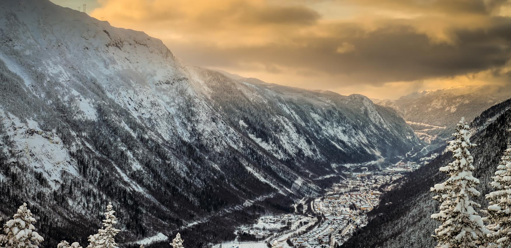 Vinter på Rjukan