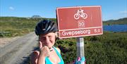 Strekningen fra Gvepseborg til Kalhovd er totalt 30 km
