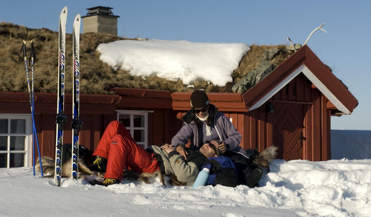 I Skirvedalen er det mange muligheter for skiturer - enten en rundtur i området eller videre til andre hytter.