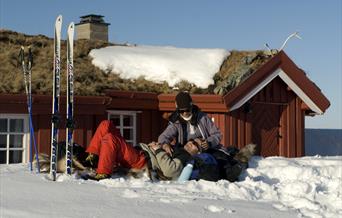 I Skirvedalen er det mange muligheter for skiturer - enten en rundtur i området eller videre til andre hytter.