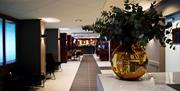 Renowated lobby at Rjukan Hotell