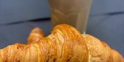 Mulighet for barista kaffe og croissant på Rjukan Hotell